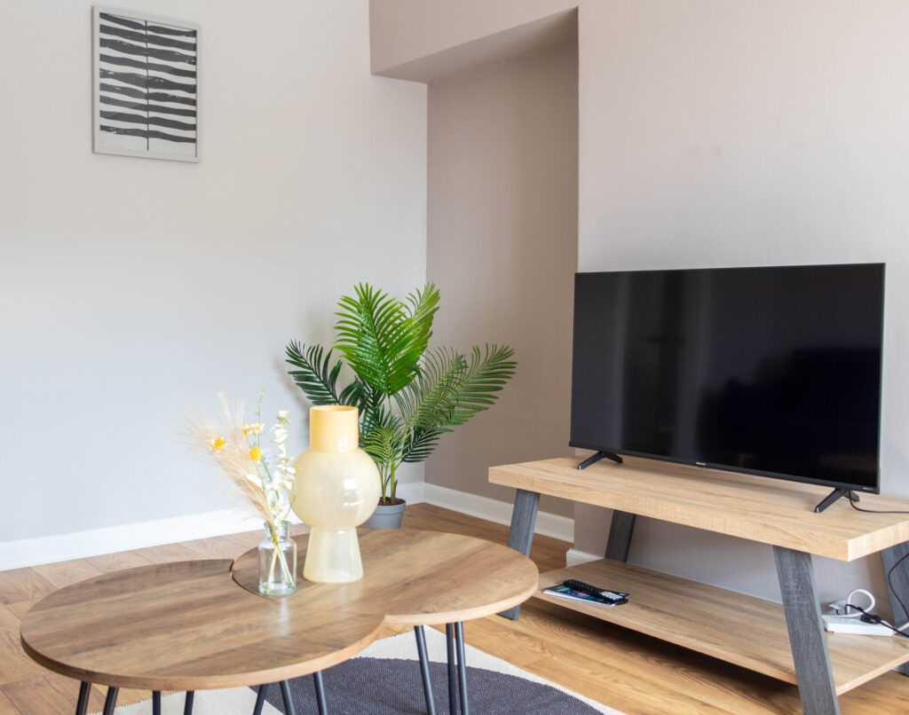 Bedroom in short term rental property Dumbarton